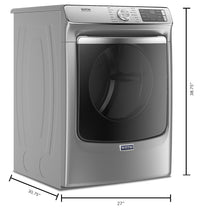 Maytag Front-Load 5.8 Cu. Ft. Smart Washer with Extra Power and 7.3 Cu. Ft. Electric Smart Dryer - Slate