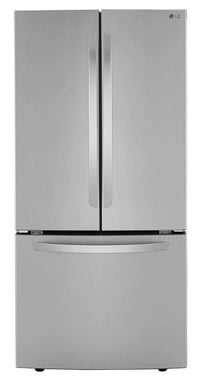 LG 25 Cu. Ft. Smudge Resistant French-Door Refrigerator - LRFCS2503S - Refrigerator in Stainless Steel