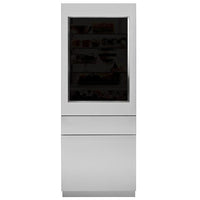 30" Integrated Refer SS Glass Door Panel