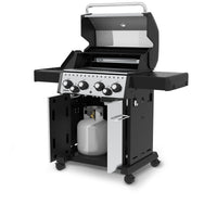 Broil King Crown™ S 490 Propane Gas Grill with Side Burner & Rear Rotisserie Burner in Stainless Steel - 865384|Gril à gaz propane CrownMC S 490 en acier inoxydable de Broil King avec brûleur latéral et brûleur arrière de rôtisserie - 865384