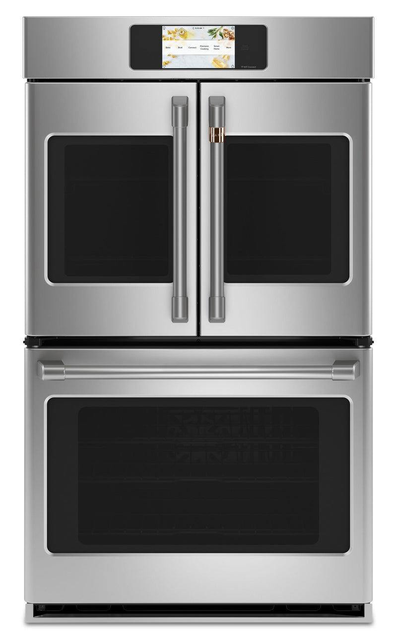 Café Professional Series 30" Smart Built-In French-Door Double Wall Oven - CTD90FP2NS1 