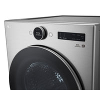 LG 5.2 Cu. Ft. Front-Load Washer with AI DD™ and 7.8 Cu. Ft. DirectDrive® Heat Pump Dryer  | Laveuse à chargement frontal de 5,2 pi³ avec DDMC IA et sécheuse de 7,8 pi³ avec thermopompe à moteur DirectDriveMD de LG  | LGFL55HP