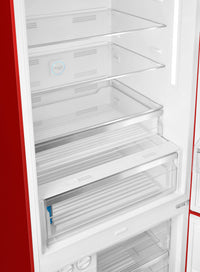 Smeg Portofino 16.2 Cu. Ft. Bottom-Freezer Refrigerator - FA490URR|Réfrigérateur Smeg Portofino de 16,2 pi3 à congélateur inférieur - FA490URR