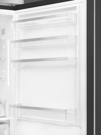 Smeg Portofino 16.2 Cu. Ft. Bottom-Freezer Refrigerator - FA490URAN|Réfrigérateur Smeg Portofino de 16,2 pi3 à congélateur inférieur - FA490URAN