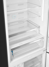 Smeg Portofino 16.2 Cu. Ft. Bottom-Freezer Refrigerator - FA490URAN|Réfrigérateur Smeg Portofino de 16,2 pi3 à congélateur inférieur - FA490URAN