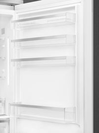 Smeg Portofino 16.2 Cu. Ft. Bottom-Freezer Refrigerator - FA490URWH|Réfrigérateur Smeg Portofino de 16,2 pi3 à congélateur inférieur - FA490URWH