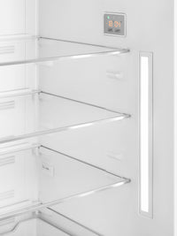 Smeg Portofino 16.2 Cu. Ft. Bottom-Freezer Refrigerator - FA490URWH|Réfrigérateur Smeg Portofino de 16,2 pi3 à congélateur inférieur - FA490URWH