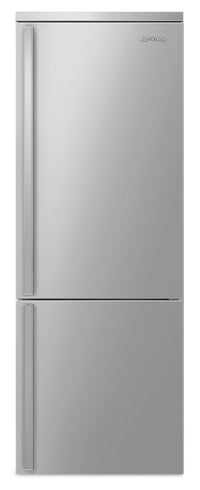 Smeg Portofino 16.2 Cu. Ft. Bottom-Freezer Refrigerator - FA490URX|Réfrigérateur Smeg Portofino de 16,2 pi3 à congélateur inférieur - FA490URX