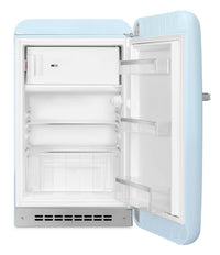 Smeg 4.31 Cu. Ft. Retro Compact Refrigerator - FAB10URPB3 |Réfrigérateur compact Smeg rétro de 4,31 pi3 - FAB10URPB3