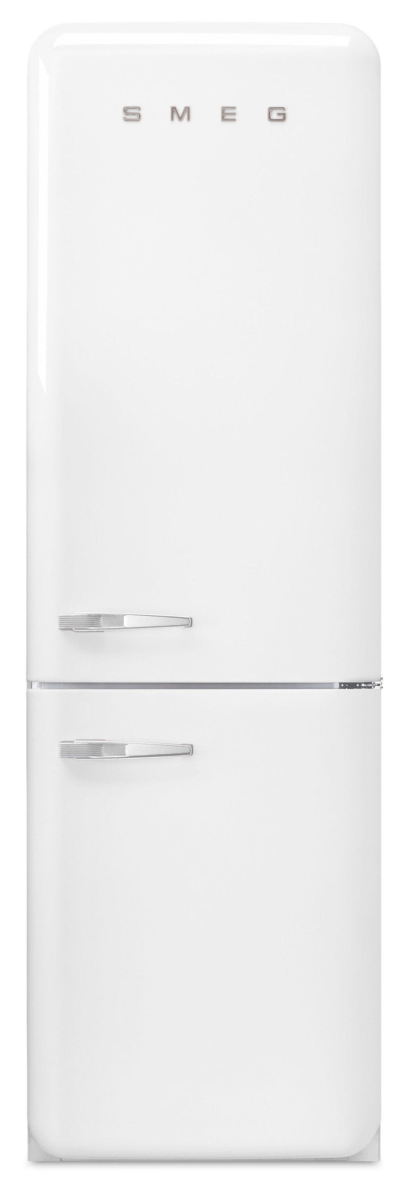 Smeg 11.7 Cu. Ft. Retro Bottom-Freezer Refrigerator - FAB32URWH3|Réfrigérateur Smeg rétro de 11,7 pi3 à congélateur inférieur - FAB32URWH3