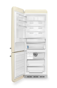 Smeg 18 Cu. Ft. Retro Bottom-Freezer Refrigerator - FAB38ULCR|Réfrigérateur Smeg rétro de 18 pi3 à congélateur inférieur - FAB38ULCR