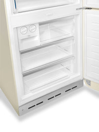 Smeg 18 Cu. Ft. Retro Bottom-Freezer Refrigerator - FAB38URCR|Réfrigérateur Smeg rétro de 18 pi3 à congélateur inférieur - FAB38URCR