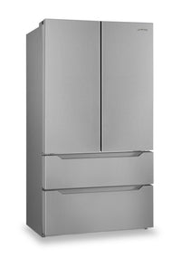 Smeg 22.46 Cu. Ft. French-Door Refrigerator - FQ55UFX|Réfrigérateur Smeg de 22,46 pi3 à portes françaises - FQ55UFX