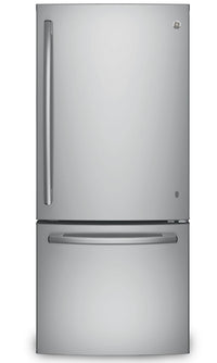 GE 20.9 Cu. Ft. Bottom-Freezer Refrigerator - GBE21AYRKFS 