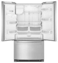 Maytag 25 Cu. Ft. French-Door Refrigerator – MFI2570FEZ - Refrigerator with Exterior Water/Ice Dispenser, Ice Maker in Stainless Steel