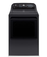 GE 5.3 Cu. Ft. Top-Load Washer and 7.4 Cu. Ft. Electric Dryer with SaniFresh 