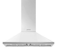 Smeg Portofino 48" Wall-Mount Range Hood - KPF48UWH|Hotte de cuisinière murale Smeg Portofino de 48 po - KPF48UWH