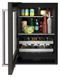 KitchenAid 4.9 Cu. Ft. 14-Bottle Beverage Centre with Left-Swing Door - KUBL314KBS 