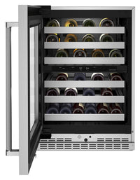 KitchenAid 5 Cu. Ft. 46-Bottle Wine Cellar with Left-Swing Door - KUWL314KSS 