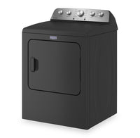 Maytag 5.5 Cu. Ft. Top-Load Washer with Power™ Impeller and 7 Cu. Ft. Gas Dryer with Steam - Volcano Black | Laveuse à chargement par le haut de 5,5 pi3 avec turbine PowerMC et sécheuse à gaz de 7 pi3 avec vapeur de Maytag - noir volcan | MATL543B