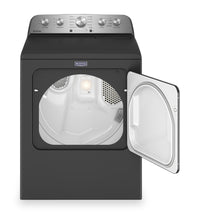 Maytag 5.5 Cu. Ft. Top-Load Washer with Power™ Impeller and 7 Cu. Ft. Gas Dryer with Steam - Volcano Black | Laveuse à chargement par le haut de 5,5 pi3 avec turbine PowerMC et sécheuse à gaz de 7 pi3 avec vapeur de Maytag - noir volcan | MATL543B