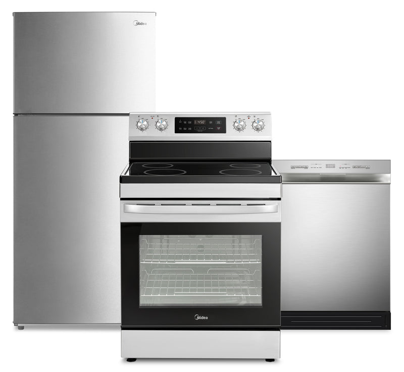 Midea 3-Piece Kitchen Appliance Package | Ensemble de 3 électroménagers Midea pour la cuisine | MI01KPK3