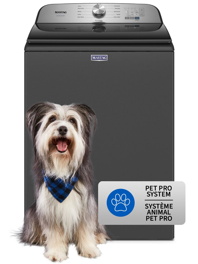 Maytag 5.4 Cu. Ft. Pet Pro Top-Load Washer - MVW6500MBK 