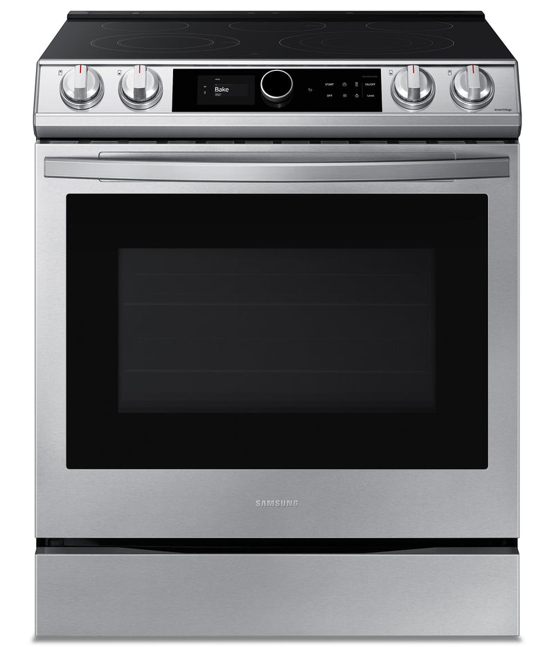 Samsung Bespoke 6.3 Cu. Ft. Slide-In Electric Range with True Convection – NE63T8711SS/AC 