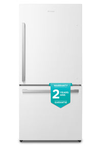 Hisense 17 Cu. Ft. Counter-Depth Bottom-Mount Refrigerator - RB17A2CWE 