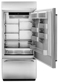 KitchenAid 20.9 Cu. Ft. Built-In Bottom-Mount Refrigerator – KBBR306ESS - Refrigerator in Stainless Steel