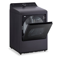 LG 7.3 Cu. Ft. Electric Dryer with Steam - Matte Black - DLEX8600BE | Sécheuse électrique LG de 7,3 pi³ avec vapeur - noir mat - DLEX8600BE