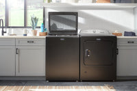 Maytag 5.4 Cu. Ft. Pet Pro Top-Load Washer and 7 Cu. Ft. Electric Dryer - Volcano Black 