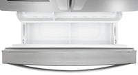 Whirlpool 36" 23.8 Cu. Ft. Counter-Depth French-Door Refrigerator - Stainless Steel - WRFC9636RZ  | Réfrigérateur Whirlpool de 23,8 pi3 et de 36 po de profondeur comptoir à portes françaises - acier inoxydable - WRFC9636RZ  | WRFC963Z