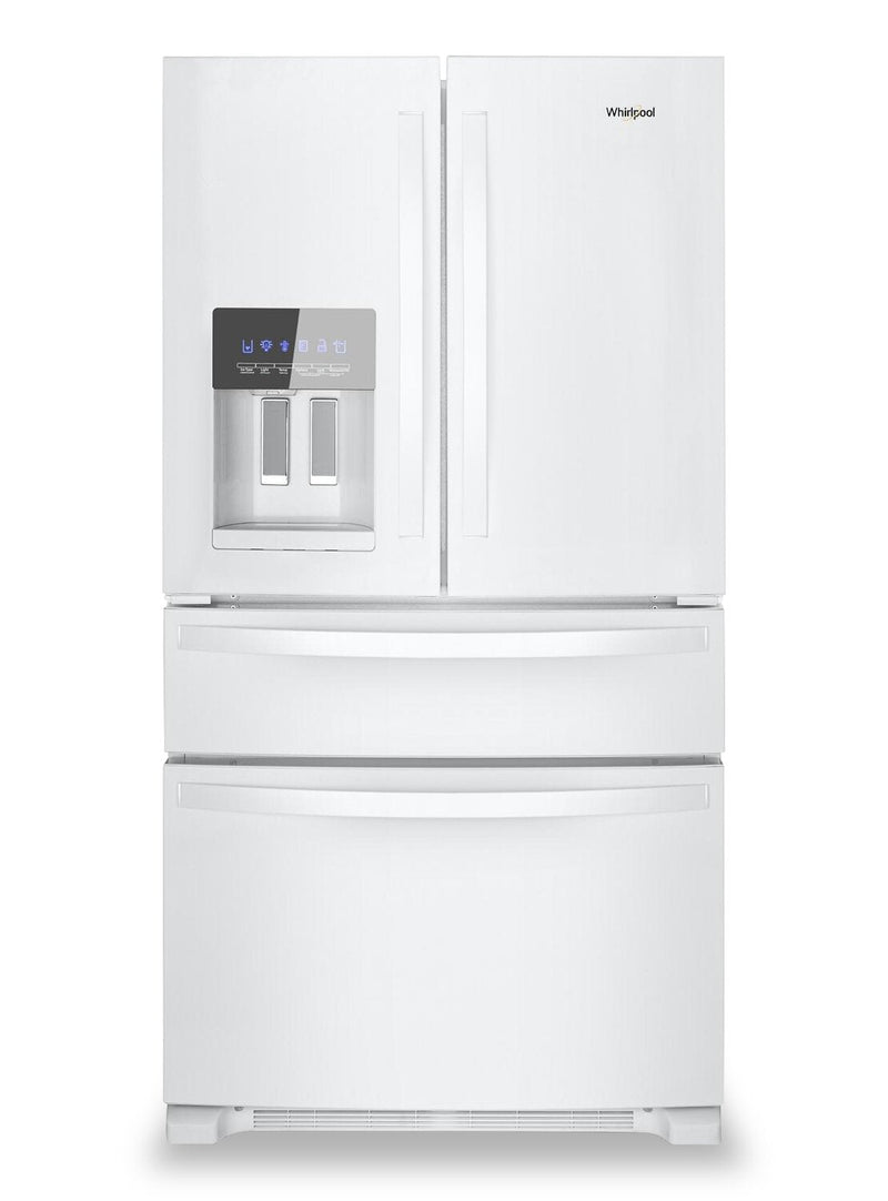 Whirlpool 36" 24.5 Cu. Ft. French-Door Refrigerator - White - WRMF3636RW | Réfrigérateur Whirlpool de 36 po et de 24,5 pi³ à portes françaises - blanc - WRMF3636RW | WRMF36RW