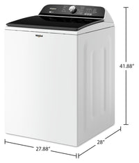 Whirlpool 6.1 Cu. Ft. Top-Load Washer - White - WTW6157PW | Laveuse Whirlpool à chargement par le haut de 6,1 pi³ - blanche - WTW6157PW