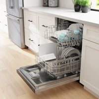 Bosch 24" 48 dBA 100 Series Smart Top-Control Dishwasher - Stainless Steel | Lave-vaisselle intelligent Bosch de série 100 de 48 dBA et de 24 po avec commandes sur le dessus - acier inoxydable