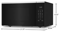 Whirlpool 1.6 Cu. Ft. Countertop Microwave with Sensor Cooking - YWMCS7022RZ | Four à micro-ondes de comptoir Whirlpool de 1,6 pi3 avec cuisson par capteur - YWMCS7022RZ | YWMCS7RZ