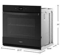 Whirlpool 5 Cu. Ft. Smart Single Wall Oven - WOES5030LB 