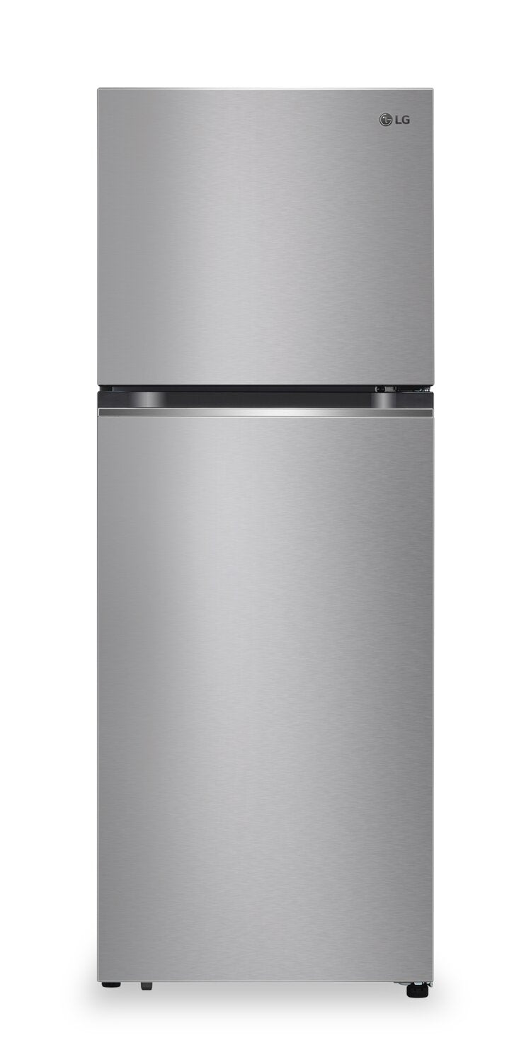 LG 24" 11 Cu. Ft. Top-Mount Refrigerator - Platinum Silver - LT11C2000V | Réfrigérateur LG de 11 pi³ et de 24 po à congélateur supérieur - argenté platine- LT11C2000V