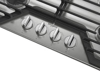 Whirlpool 30" Gas Cooktop with EZ-2-Lift™ Hinged Cast-Iron Grates - WCGK5030PS | Surface de cuisson à gaz Whirlpool de 30 po avec grilles en fonte à charnières EZ-2-LiftMC - WCGK5030PS | WCGK530S