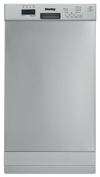 Danby 18" 51 dBA Front-Control Built-In Dishwasher - Stainless Steel - DDW18D1ESS | Lave-vaisselle encastré Danby de 18 po et de 51 dBA avec commandes à l’avant - acier inoxydable - DDW18D1ESS | DDW18D1S