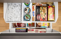 Whirlpool 36" 30 Cu. Ft. French-Door Refrigerator with Ice and Water - Stainless Steel - WRFF3536SZ | Réfrigérateur Whirlpool de 36 po et de 30 pi3 à portes françaises avec eau et glaçons - acier inoxydable - WRFF3536SZ | WRFF353Z