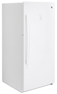 GE 14.1 Cu. Ft. Frost-Free Upright Freezer - FUF14SMRWW | Congélateur vertical GE sans givre de 14,1 pi³ - FUF14SMRWW | FUF14SWW