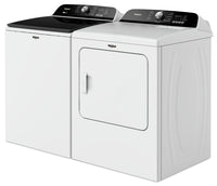 Whirlpool 6.1 Cu. Ft. Top-Load Washer with Removable Agitator and 7 Cu. Ft. Electric Dryer | Laveuse à chargement par le haut de 6,1 pi³ avec agitateur amovible et sécheuse électrique de 7 pi³ de Whirlpool | WHTL615W