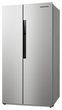 Hamilton Beach 15.6 Cu. Ft. Side-by-Side Refrigerator - HZ8551  | Réfrigérateur Hamilton Beach de 15,6 pi³ à compartiments juxtaposés - HZ8551  | HZ8551SS