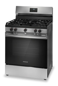 Frigidaire 5.1 Cu. Ft. Gas Range With Quick Boil and Five Burner Cooktop - Stainless Steel - FCRG305… | Cuisinière à gaz Frigidaire de 5,1 pi³ avec ébullition rapide et surface de cuisson à 5 brûleurs - a…