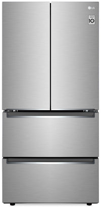 LG 19 Cu. Ft. Counter-Depth Slim Fit French-Door Refrigerator - LRMNC1803S 