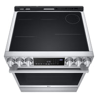 LG STUDIO 6.3 Cu. Ft. Smart Electric Induction Range with Air Fry - LSIS6338F 