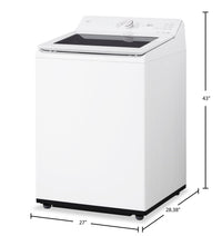 LG 5.8 Cu. Ft. Smart Top-Load Washer with EasyUnload™ and AI Sensing - Alpine White - WT8200CW | Laveuse intelligente LG à chargement par le haut de 5,8 pi3 avec EasyUnload et détection IA - blanc alpin - WT8200CW | WT8200CW