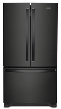 Whirlpool 36" 20 Cu. Ft. Counter-Depth French-Door Refrigerator - Black - WRFC2036RB | Réfrigérateur Whirlpool de 20 pi3 et de 36 po de profondeur comptoir à portes françaises - noir - WRFC2036RB | WRFC20RB